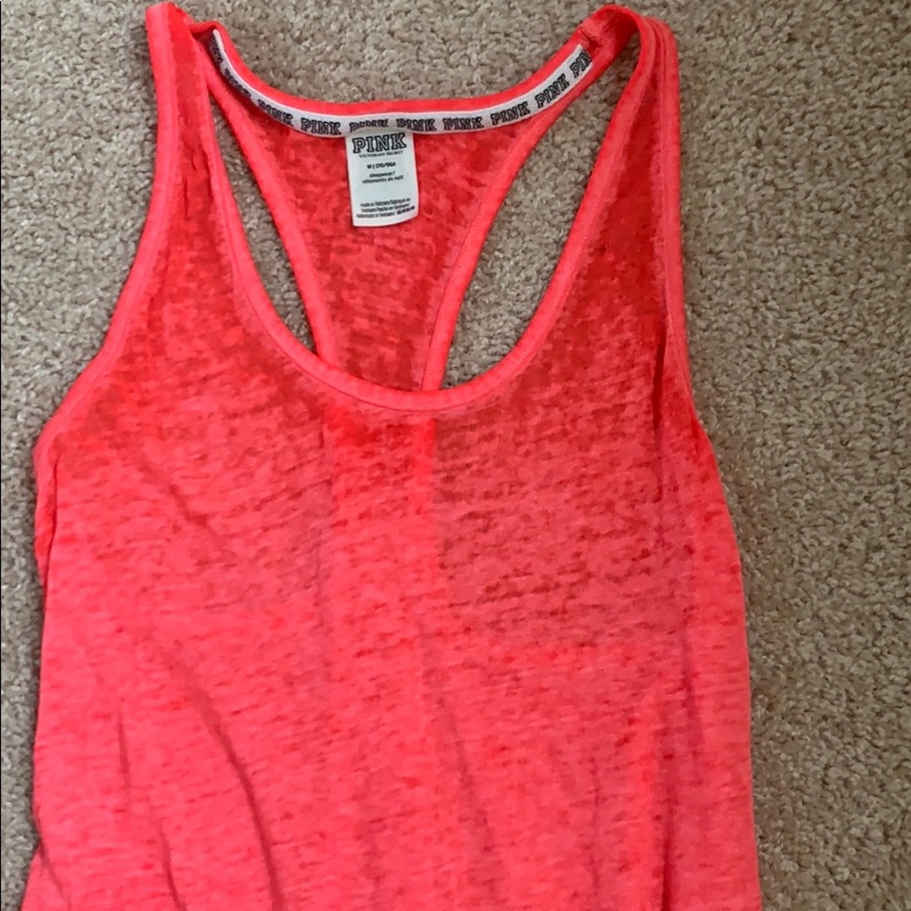 Medium Pink Racer Back Tank - Picture 2 of 5